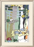Water Lilies with Japanese Bridge Prints by Roy Lichtenstein