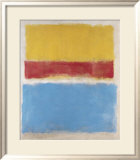 Untitled (Yellow, Red and Blue), c.1953 Posters av Mark Rothko Untitled (Yellow, Red and Blue), c.1953 Posters av Mark Rothko