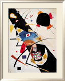 Two Black Spots Posters by Wassily Kandinsky