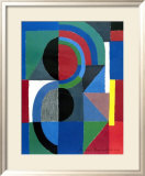 Viertel ,1968 Kunstdrucke von Sonia Delaunay-Terk