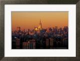Manhattan Dusk Posters van Richard Berenholtz Manhattan Dusk Posters van Richard Berenholtz