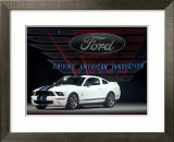 2007 Shelby GT500 Debut at NAIAS Estampe encadrée
