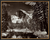 Half Dome, Merced River, Winter Posters by Ansel Adams
