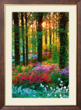 Flower Forest Kunstdruck