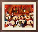 No Man's Band Bops at Mintons Prints by Leroy Campbell