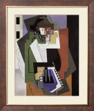 The Accordion Player Plakat af Gino Severini
