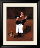 Violinista con champán Pósters por Guy Buffet