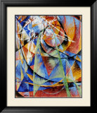 Mercury Passing Before the Sun Lámina por Giacomo Balla
