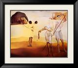 Enchanted Beach with Three Fluid Graces Prints by Salvador Dalí