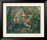 Le jardin touffu Poster par J. E. H. MacDonald