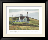 Colline et maisons de Cape Elizabeth au Maine Posters par Edward Hopper