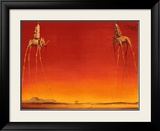 Die Elefanten, ca. 1948 Kunstdruck von Salvador Dalí