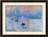 Impression, Sonnenaufgang Poster von Claude Monet