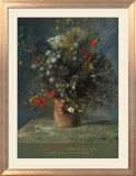 Flowers in a Vase c.1866 Pósters por Pierre-Auguste Renoir Flowers in a Vase c.1866 Pósters por Pierre-Auguste Renoir
