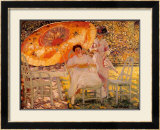 The Garden Parasol, 1909 Prints by Frederick Carl Frieseke