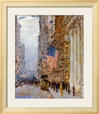 Flags on the Waldorf Láminas por Childe Hassam Flags on the Waldorf Láminas por Childe Hassam