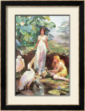 Viktorianische Fantasie Kunstdruck von Arthur Drummond