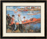 Oarsmen at Chateau, 1879 Láminas por Pierre-Auguste Renoir