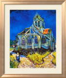 Eglise d'Auvers Posters par Vincent van Gogh