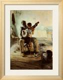La leçon de banjo Affiches par Henry Ossawa Tanner