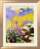 Les Agapanthes Posters by Claude Monet