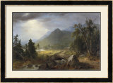 The First Harvest in the Wilderness, c.1855 Affiches par Asher B. Durand