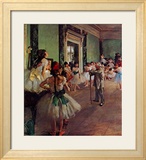 La classe de danse Affiches par Edgar Degas