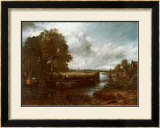 Vue sur la Stour près de Dedham Affiches par John Constable