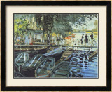 Bathers at La Grenouillers, c.1869 Affiches par Claude Monet
