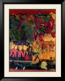 Wrapping It Up at the Lafayette Kunst av Romare Bearden