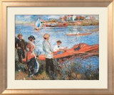 Oarsmen at Chateau, 1879 Pósters por Pierre-Auguste Renoir