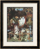 Madame de Shalott (v. 1889-92) Posters par William Holman Hunt