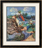 Maisons à Auvers Affiches par Vincent van Gogh