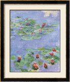 Water Lilies, c. 1914-1917 Affiches par Claude Monet