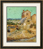 Vieux moulin Posters par Vincent van Gogh