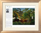 Meisterwerke der Kunst – Exotische Landschaft Kunstdrucke von Henri Rousseau