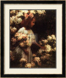 Paseo por el jardín Póster por Charles Courtney Curran Paseo por el jardín Póster por Charles Courtney Curran