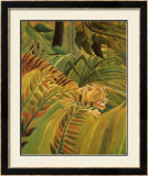 Surpris ! Poster par Henri Rousseau