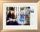 Die Impressionisten – Edouard Manet – Bahnhof Saint-Lazare Poster von Édouard Manet