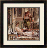 Angle de la villa-Corner of the Villa Affiche par Edward John Poynter