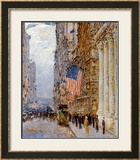 Flags on the Waldorf Lámina por Childe Hassam Flags on the Waldorf Lámina por Childe Hassam