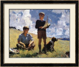 Dos chicos Láminas por Frank Weston Benson Dos chicos Láminas por Frank Weston Benson