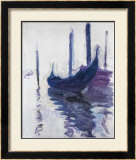 Gondeln Kunst von Claude Monet