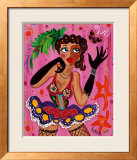 Miss Pink Butterfly Prints by B. Ingrid