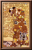 Fulfillment, Stoclet Frieze, c.1909 Prints by Gustav Klimt