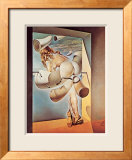 Jeune vierge autosodomisée par les cornes de sa propre chasteté Affiches par Salvador Dalí