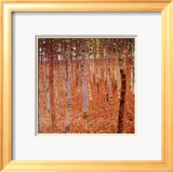 Birkenwald, 1903 Poster von Gustav Klimt