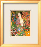 Die Tanzerin Print van Gustav Klimt Die Tanzerin Print van Gustav Klimt