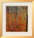 Beach Forest Framed Giclee Print by Gustav Klimt