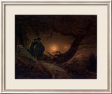 Caspar David Friedrich - Two Men, Looking at the Moon - Art Print Caspar David Friedrich - Two Men, Looking at the Moon - Art Print